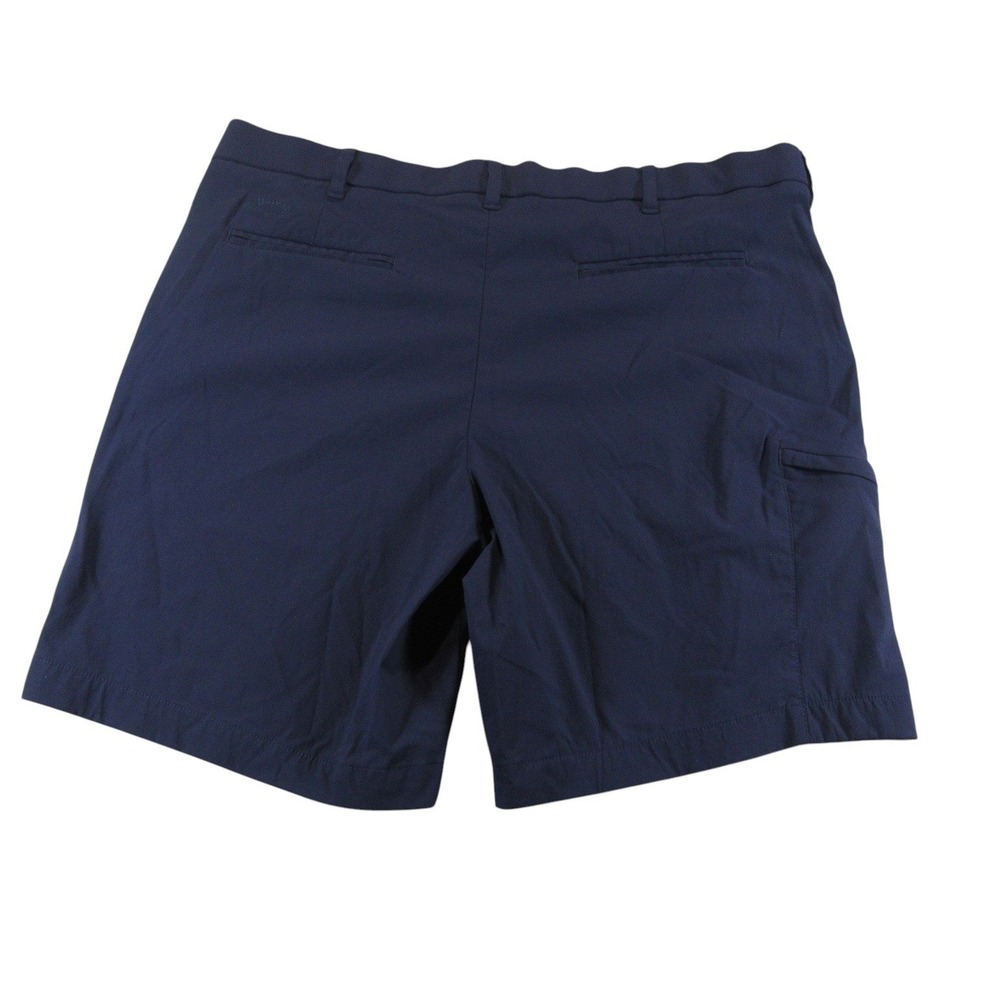 Callaway Mens Golf Shorts 40 Navy Blue Opti-Dri Performance Flat Front Pocket - Picture 2 of 7